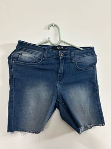Splash Denim Shorts