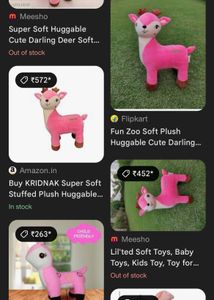 🦌🎀 Magical Pink Deer Plush – Whimsical &amp; Dreamy!