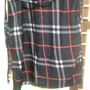 Plaid Sleeveless Dress