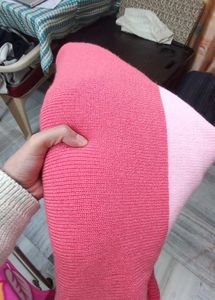 HERE&amp;NOW Pink Knit Top