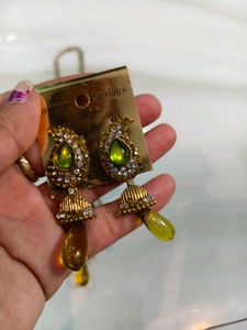 Green Stone Jewelry Set