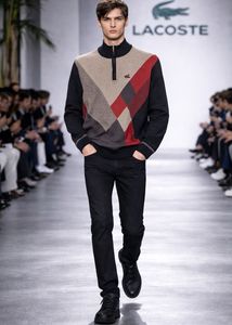 Lacoste Geometric Sweater