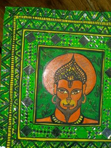 Hanuman With Mirror Art
