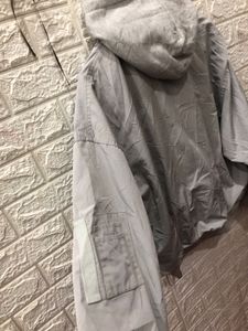 Gray Glitchez Zip-Up Hoodie