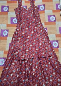 Red Kurta Plazzo Set For Your Festival Celebration