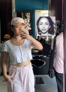 H&M White Crop Top