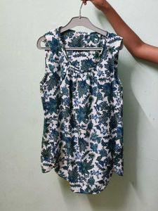 Florecent Print Halter Top