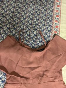 Elegant Mauve Layered Dress