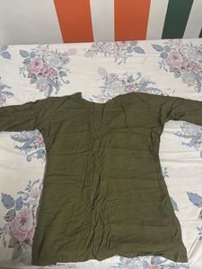 Olive Green Kurta