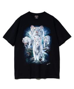 GLOW IN THE DARK White Tiger Graphic Tee
