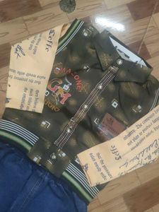 Cute Boys' Shirt &amp; Shorts Set