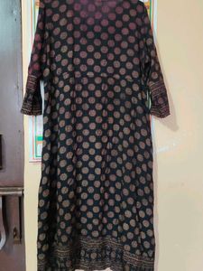 Elegant Floral Print Kurta