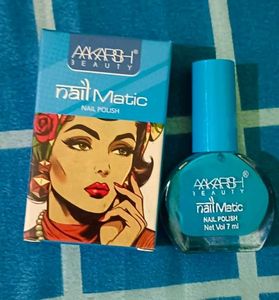 Nail Matic Polish - Teal