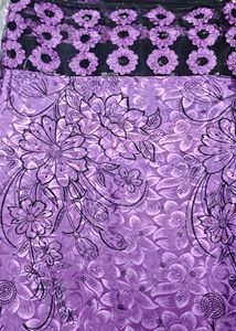 Purple Floral Fabric