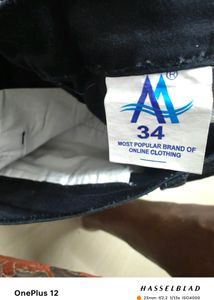 American Apparel Slim Fit Black Chinos