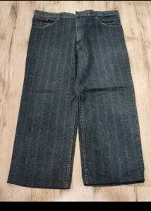 Cs1780 Blue Mak Baggy Jeans Size 38
