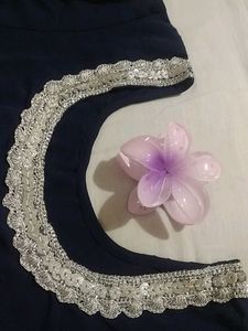 Navy Blue Kurta Set Handmade 💙🌺