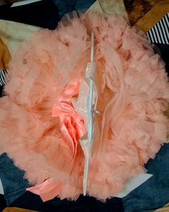Buy 1 Get One Free-Peach Tulle Party Dre
