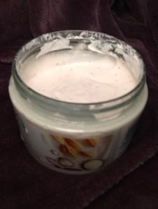 DOVE body scrub