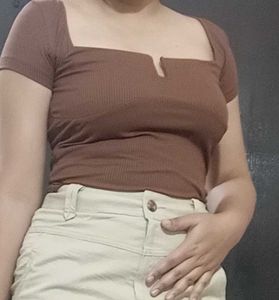 Cute Trendy Brown 🤎🤎 Top
