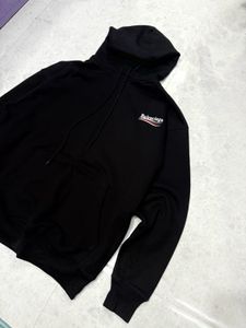 Balenciaga Black Political Campaign Hoodie