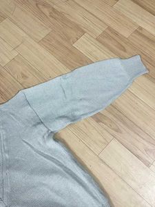 Oversized V-Neck Knit Sweater.