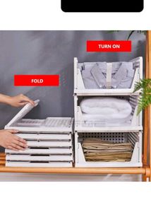 Plastic Wardrobe Organiser Set Of 4