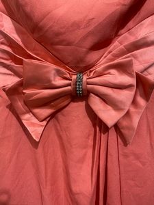 Peach Wrap Bodycon Dress