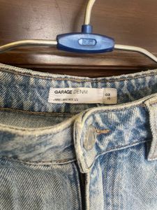 Wide Leg Garage Denim Jeans