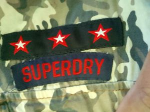 Superdry Khaki Shirt.Size-L.