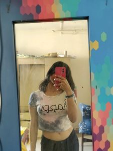 Cute Tie Dye Crop Top