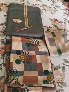 Multicolored Unstiched Suit Fabric😍