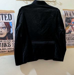 Elegant Black Velvet Jacket
