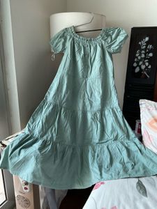 Off Shoulder Ruffled Tiered Dress