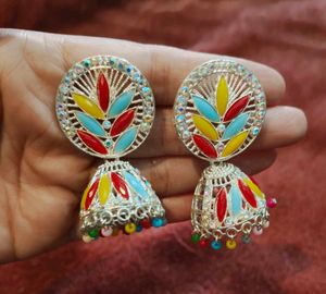 Multi Colour Jhumki