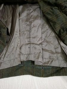 Vintage Plaid woolen Dress