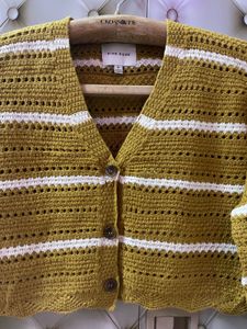 Crochet Knit Cardigan