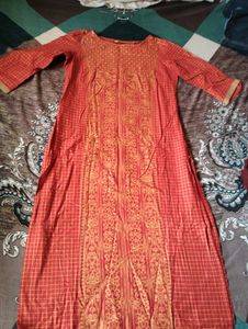 Aurelia Red Ethnic Kurta