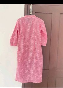 ❗️ Baby Pink Chikankari Kurti For Women