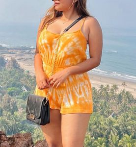 H&M Orange Playsuit