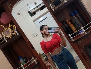 Red Crop Top