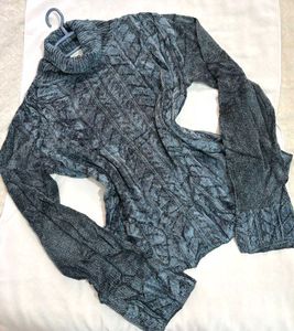 🎁BUY1 GET1 Free Cozy Blue Turtleneck Sweater F