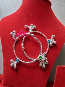 Silver Anklets 1 To 3 Years