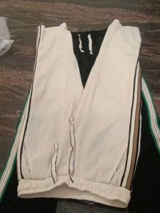 Stylish White Trackpants