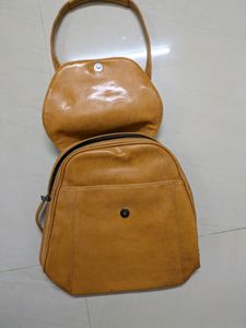 Backpack Com Hand Bag