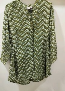 Women Short Green Kurti