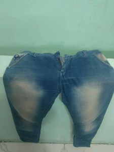 Vintage Wash Denim Jeans
