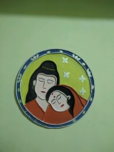 Lippan Art Ram Sita Painting