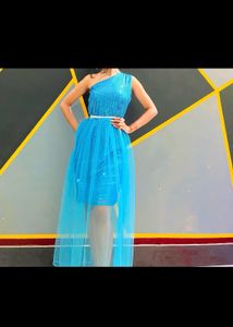 Sky Colour Beautiful Dress🥳