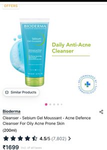 Bioderma Sebium Gel Moussant Cleanser